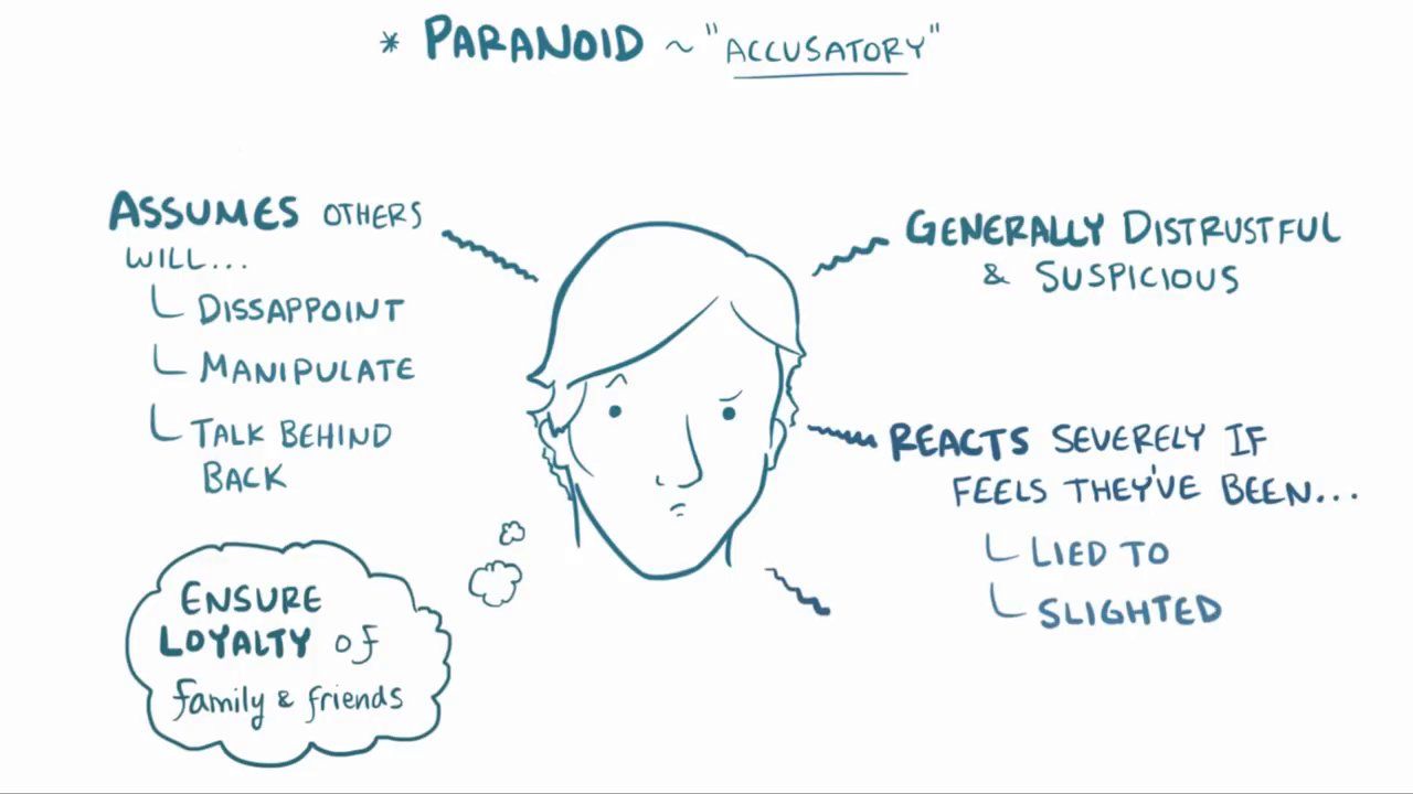 paranoid personality disorder examples