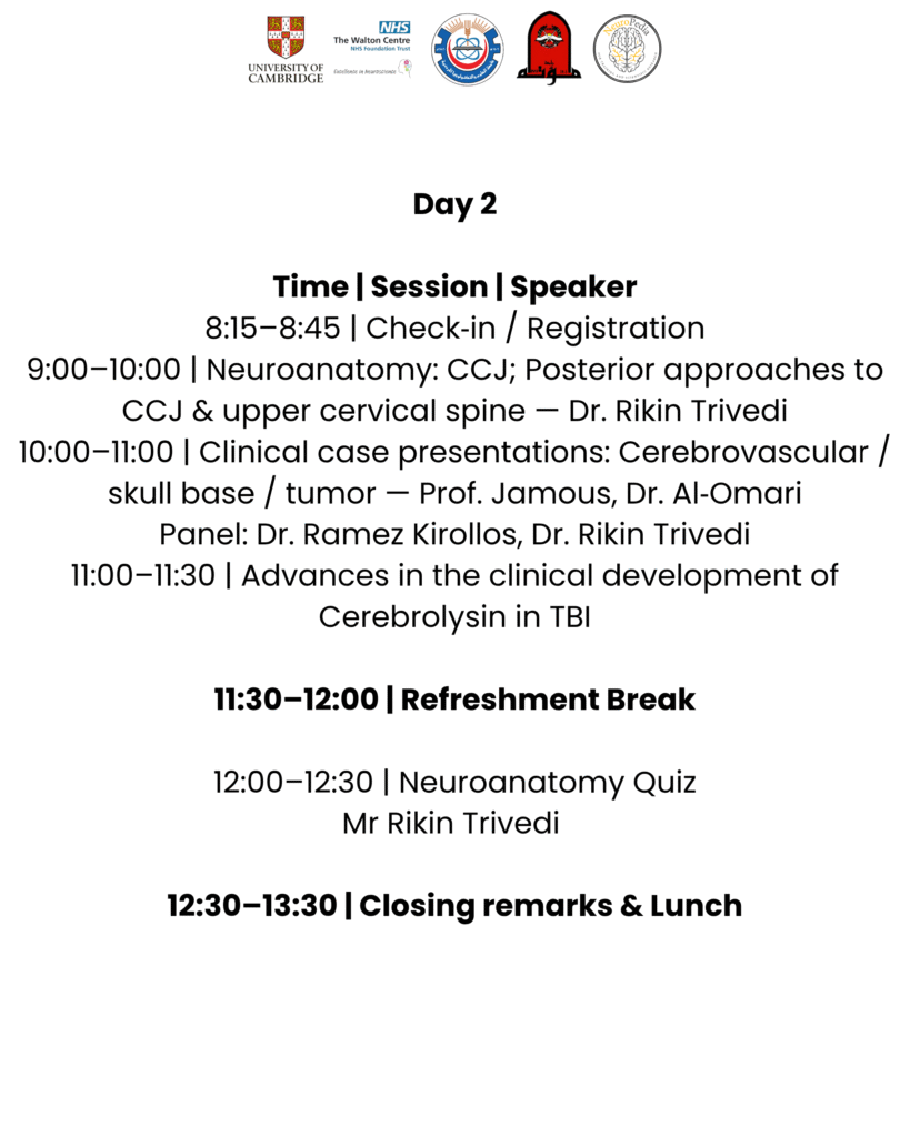 Cambridge - Liverpool Neurosurgery Lectures